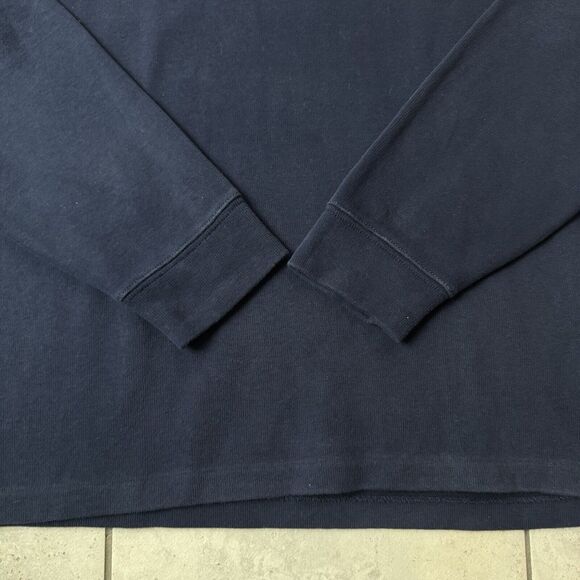 Polo Ralph Lauren Sweater Jacket Adult XL Navy Blue Knit 1/4 Zip Pony Logo - Picture 4 of 7